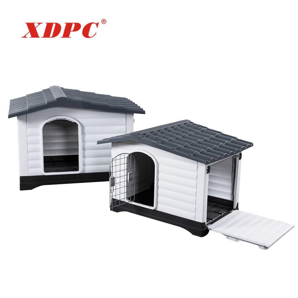 XDPC Hot-selling custom plastic outside dog kennel cat kennel pet house