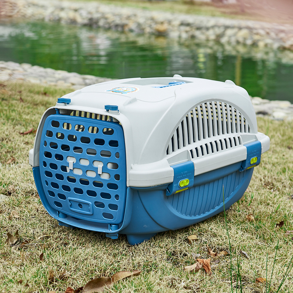 Portable pet cat cage kennel dog car travel carrier