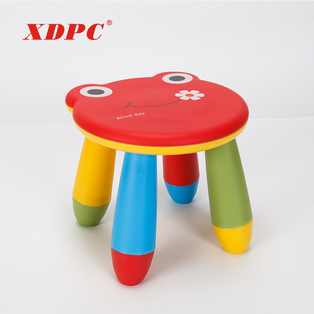 Custom nursery furniture outdoor children garden cartoon plastic stool