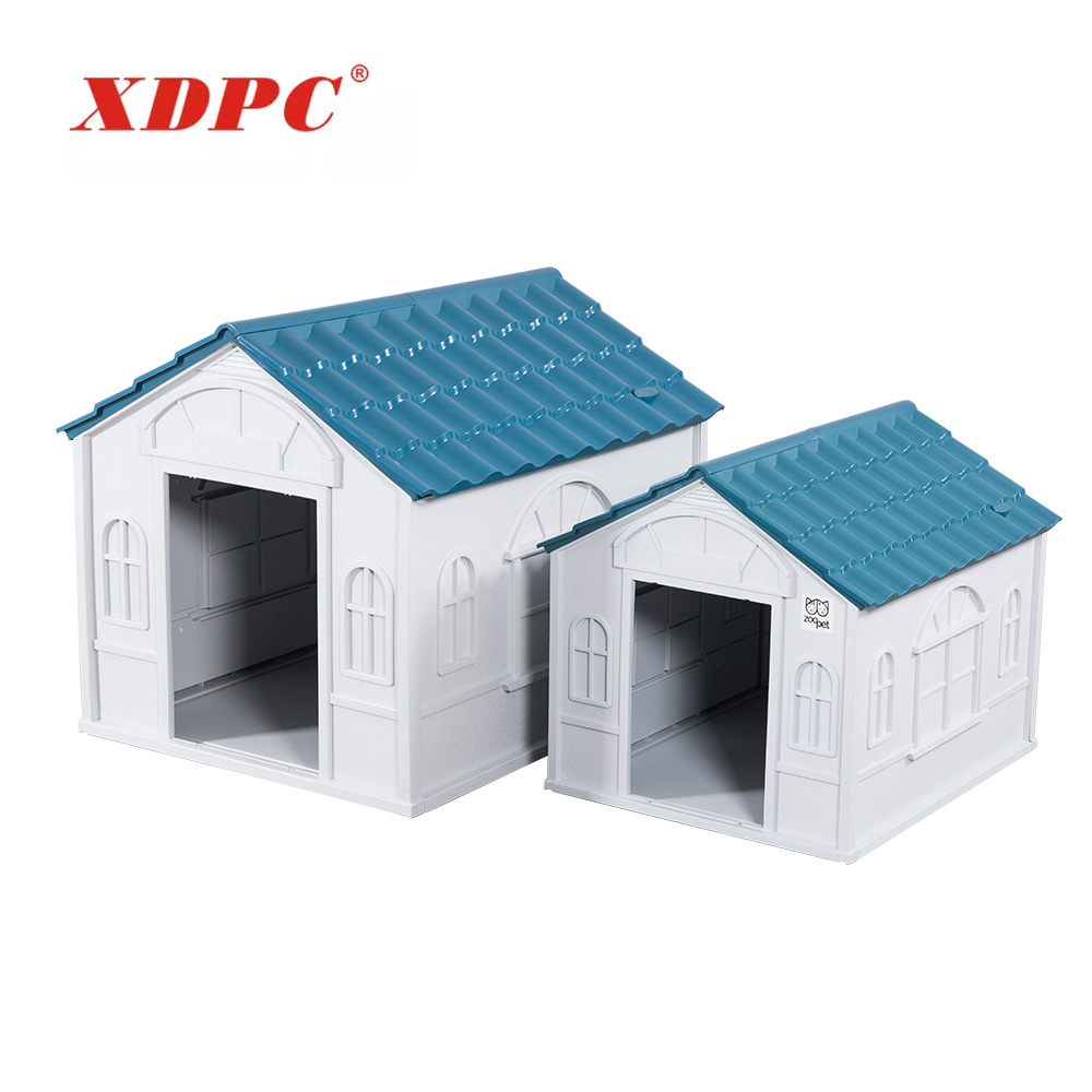 XDPC luxury plastic pet dog bed house kennel for big dog