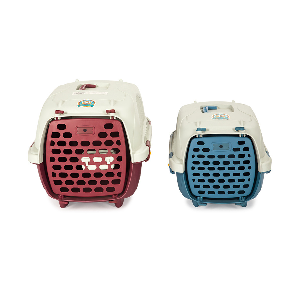 Portable pet cat cage kennel dog car travel carrier