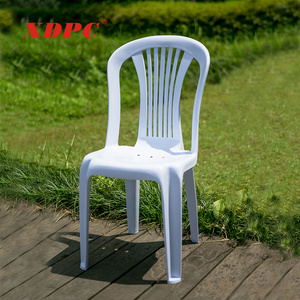 Best price white plastic stacking restaurant dining chair