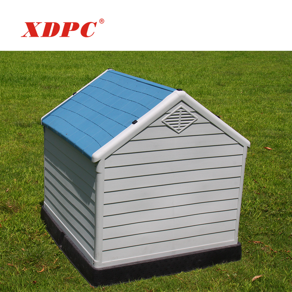 Eco-friendly foldable plastic large dog house kennel outdoor dog kennel