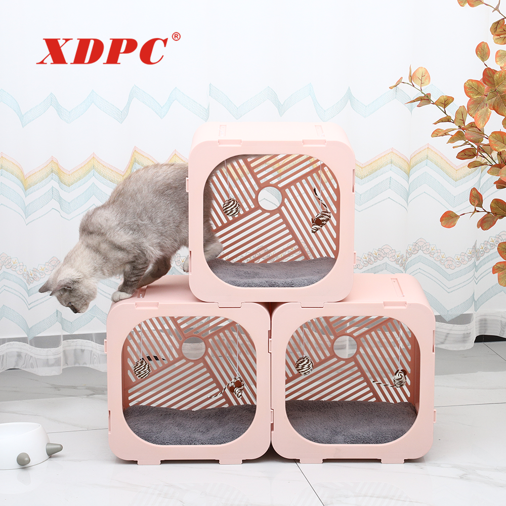 XDPC Multi-functional kennel cat bed folding cat house for pet toy