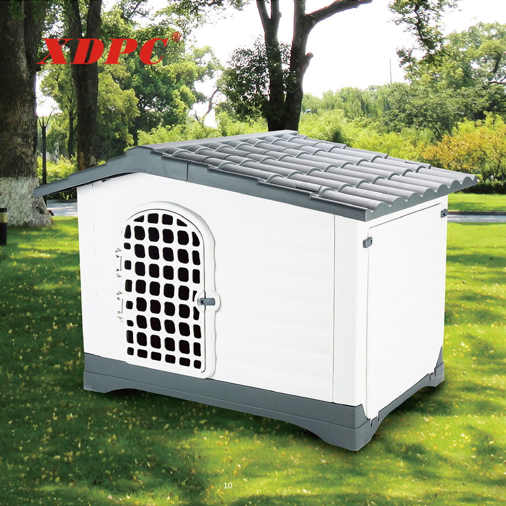 XDPC Hot-selling custom plastic outside dog kennel cat kennel pet house