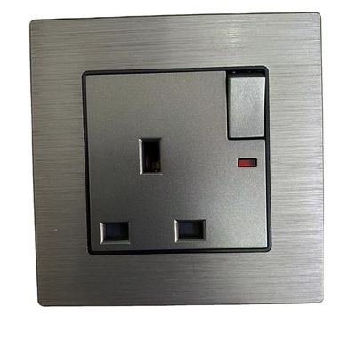 UK sockets and switches electric switch board wall  with usb socket  plug2 3 4 gang and light switches