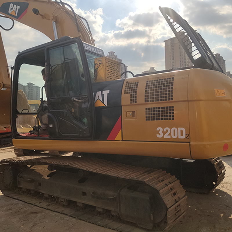 20 Ton used Caterpillar excavadora cat 320 320C 320D 320GC hydraulic crawler excavator for engineering construction