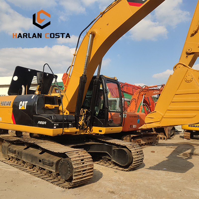 20 Ton used Caterpillar excavadora cat 320 320C 320D 320GC hydraulic crawler excavator for engineering construction