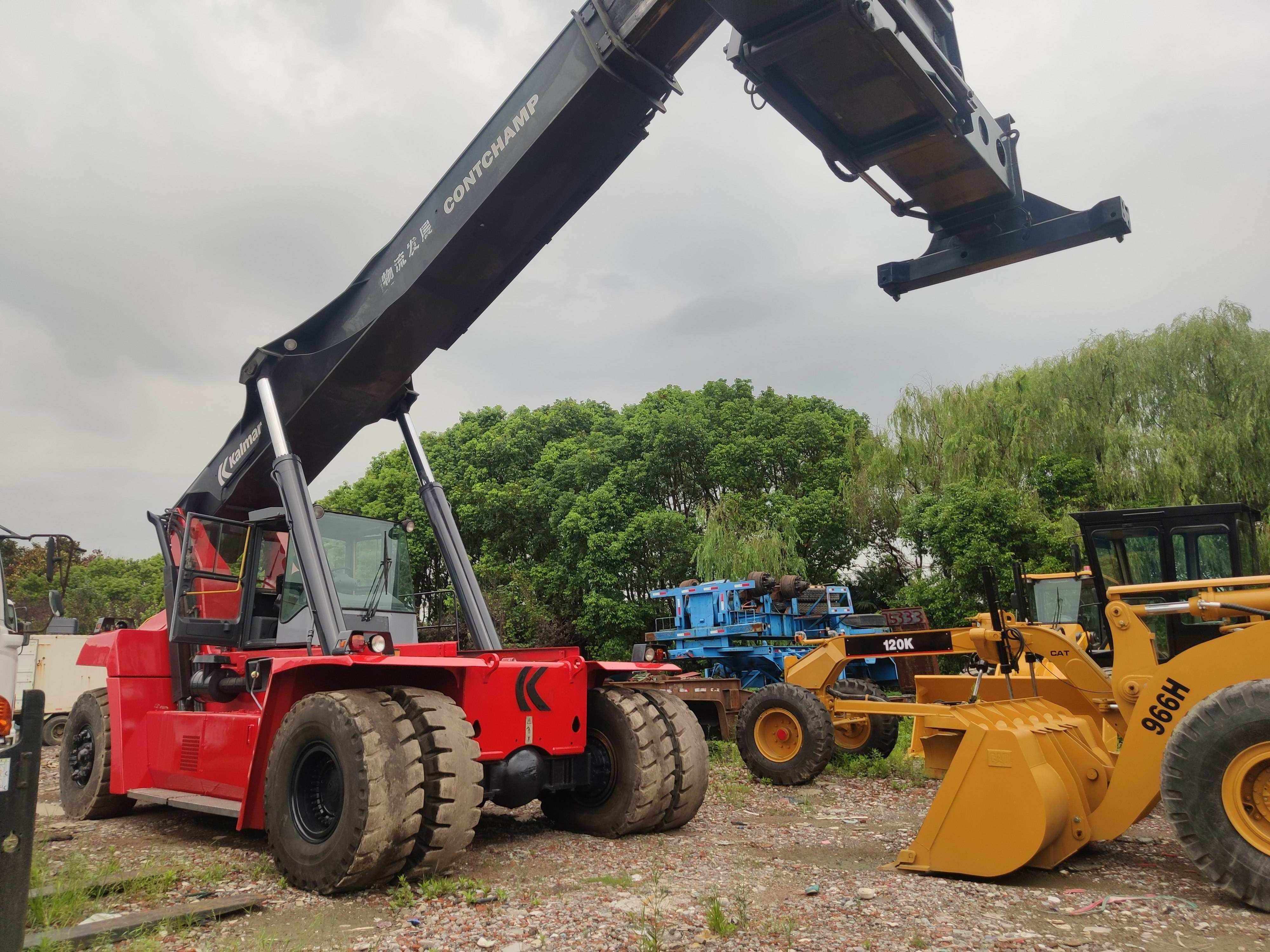 Kalmar DRF450 used reach stacker for sale Second hand original kalmar 45 ton container handler cheap price