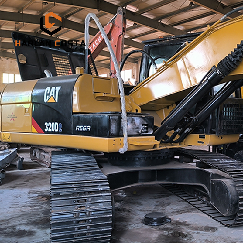 20 Ton used Caterpillar excavadora cat 320 320C 320D 320GC hydraulic crawler excavator for engineering construction