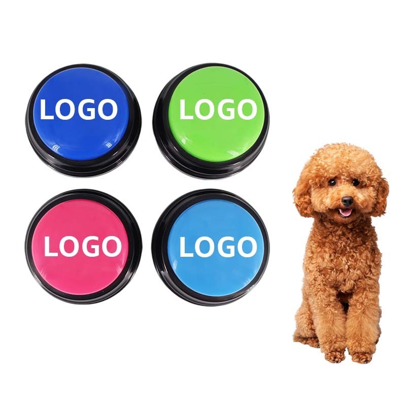 Wholesale Customization Dog Buttons Training Pet Communication Buzzer Voice Recordable Dog Button