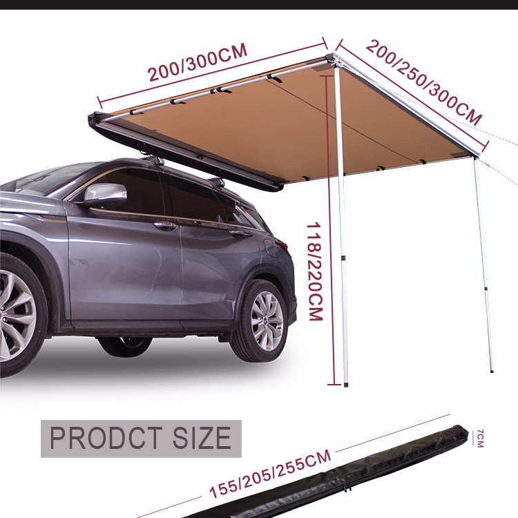 Hot Sale High Quality Universal Off-road Camping Side Car Roof Top Tent for Jeep Ford Toyota Nissan Mitsubishi Dodge