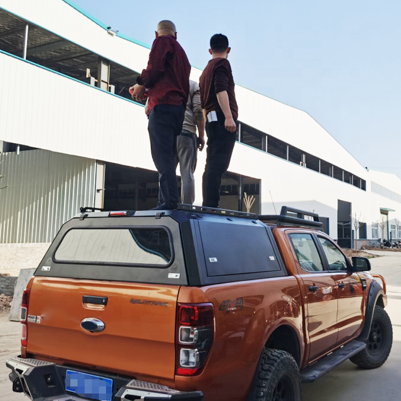 Factory Lightweight High-grade Steel Dual Car 4x4 Pickup Truck Bed Car Topper Canopy for Hilux Ford Ranger F150 Tacoma 2020 2021