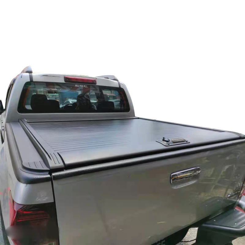 4x4 5Ft 6Ft Pickup Hard Roller Lid Shutter Retractable Truck Bed Tonneau Cover for Chevrolet Colorado Gmc Canyon 2015-2019