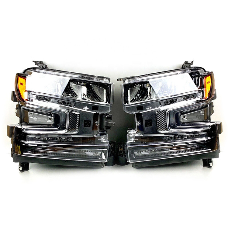 Hot Sale High Quality High Configuration Customer Popular Car Led Headlights for Chevrolet Silverado 2019 2020 2021 2022