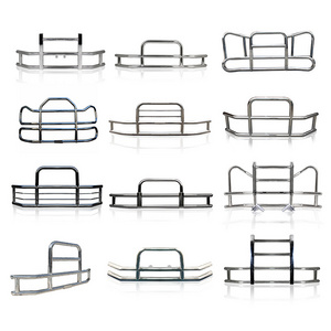 Semi Truck Parts 304 Stainless Steel Deer Guard bumper grille For Freightliner Cascadia VOLVO