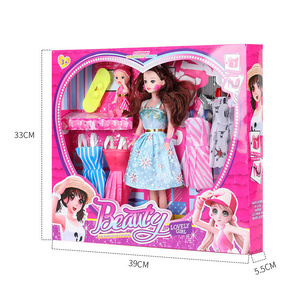 Custom Printing Fashion high quality packaging cardboard girl paper doll gift box