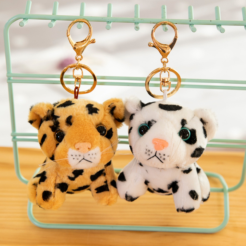 Stock Mini Cute Animal Key Chain Soft Plush Toy adorable Keychain Small Stuffed Animal Stuffed backpack Accessory