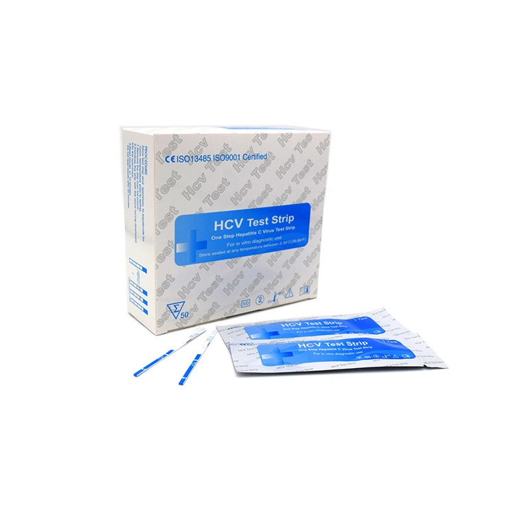 One Step Rapid Medical Diagnostic HCV Cassette/HCV Rapid Test Kits Colloidal Gold With High Quality