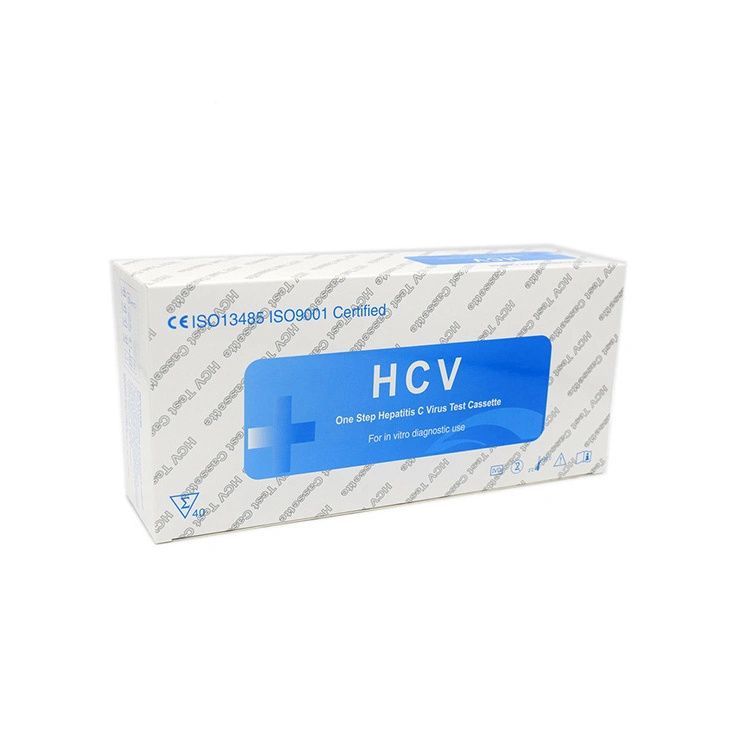 One Step Rapid Medical Diagnostic HCV Cassette/HCV Rapid Test Kits Colloidal Gold With High Quality