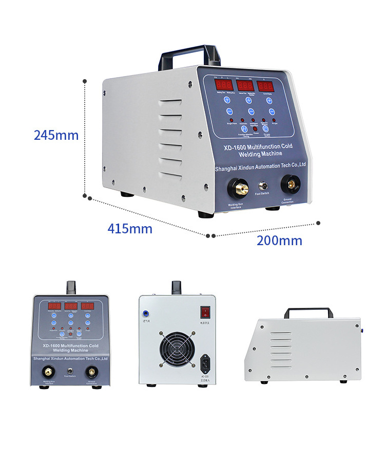 XD-1600 Multi-Functional 220v Stainless Steel Spot ARC Cold Welding Machine