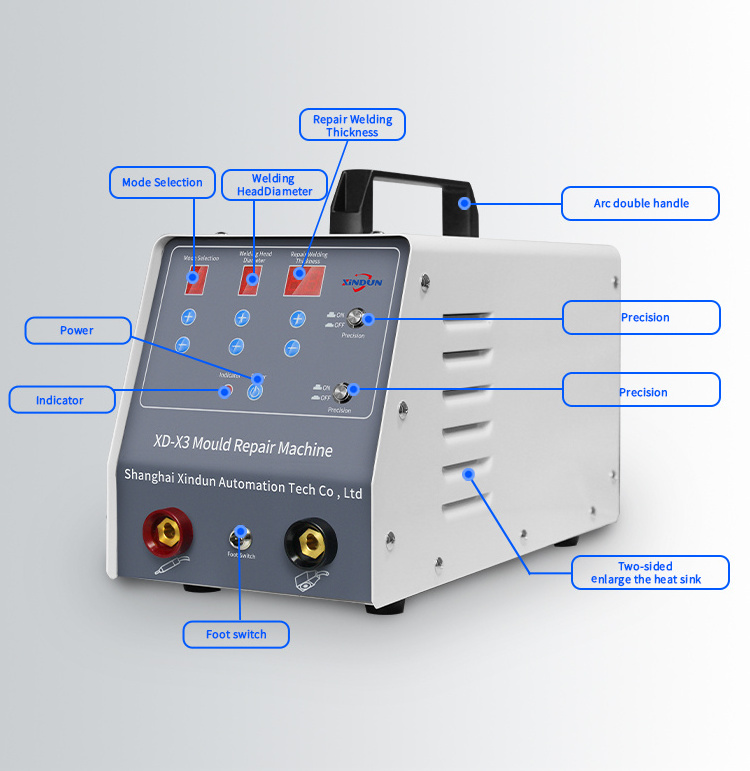 TIG mould repair welding machine MIG welding machine XD-X3 cold welding machine for metal steel welder factory hot sale