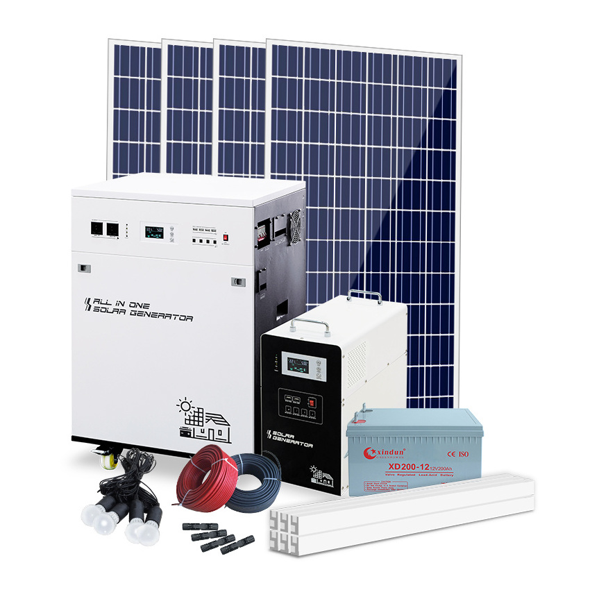 1KW 3KW 5kw solar panels kit 1KW 3KW 5kw complete set off grid solar system with solar panel, inverter, controller, battery