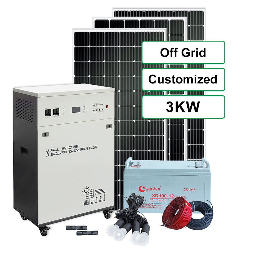 3000w 3kva 3kw off grid solar system,mobile home solar panel system,solar panel for home electricity