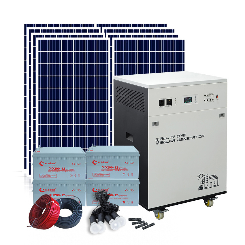 complete set hybrid home wind 48v residential off grid pay as you go solar hybrid power electric systems home for a house