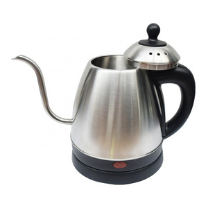 Lovely Small Capacity 1.2L Gooseneck Stainless Steel Automatic Power-off Electric Tea Kettle