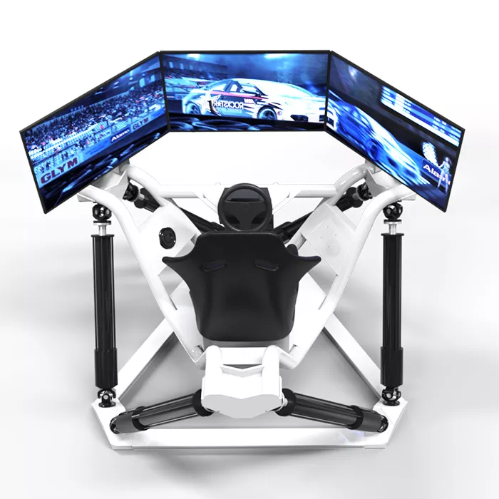 VR Sim Attractive Virtual Reality Simulator Racing Entertainment Game Dynamic Vr Racing Car Simulator Equipment VR Racing Cars