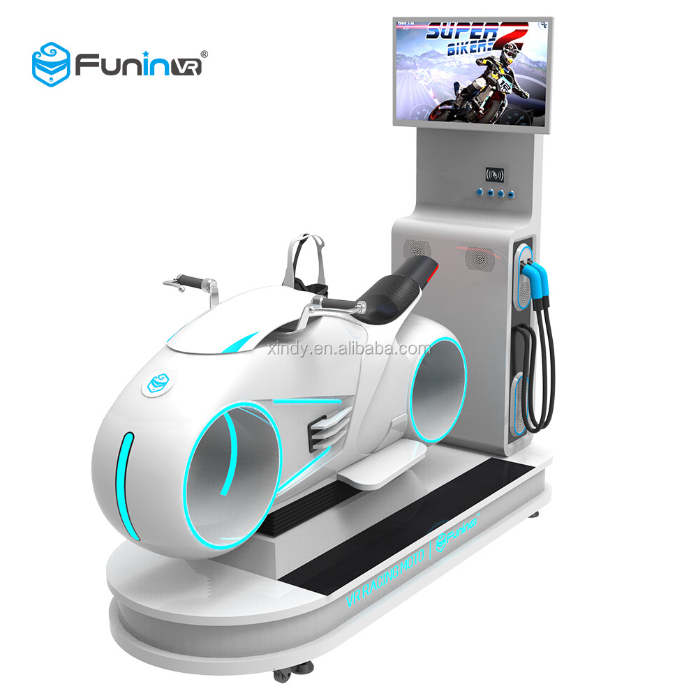 Zhuoyuan Iso 9001 Factory Supplier 9d Vr Game Vr Racing Moto Hot Vr Park Racing Motorcycles Attraction Sim Racing Wheel