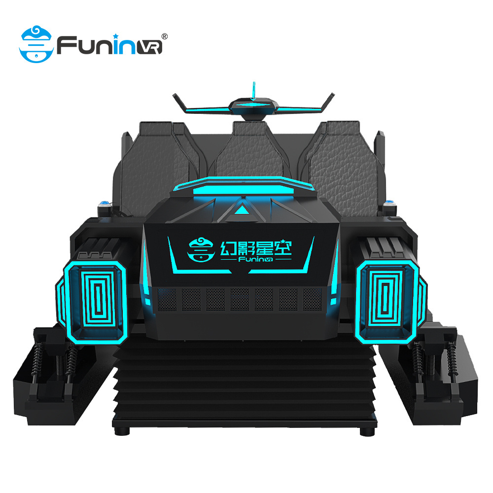 FuninVr Virtual Realiti Game 9D Vr Roller Coaster Game Machine Simulator In Amusement Park Vr 6 Seats Game Simulator