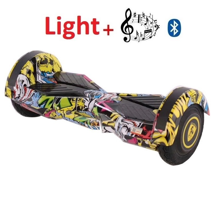 self balancing hoverboard scooter 8 inch  freestyle electric hoverboard with handle bar