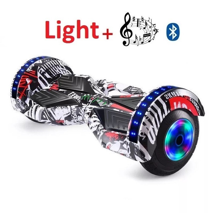 self balancing hoverboard scooter 8 inch  freestyle electric hoverboard with handle bar