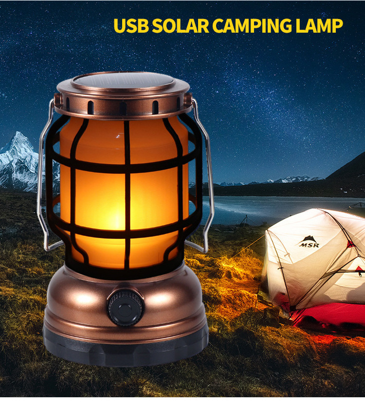 rechargeable camping led light lanterns USB charging outdoor hanging head lamp for camping, hiking, fishing, hunting