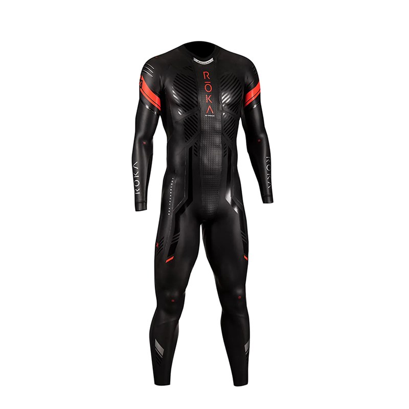 2mm Men Neoprene Triathlon Wetsuits Smooth Skin One Piece Surfing Suit Back Zipper Scuba Diving Suit