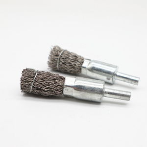 304 crimped stainless steel wire end brush