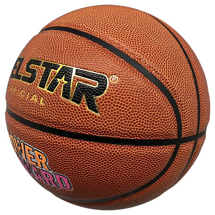 Wholesale basketball customized indoor basketball training PU laminated basketball