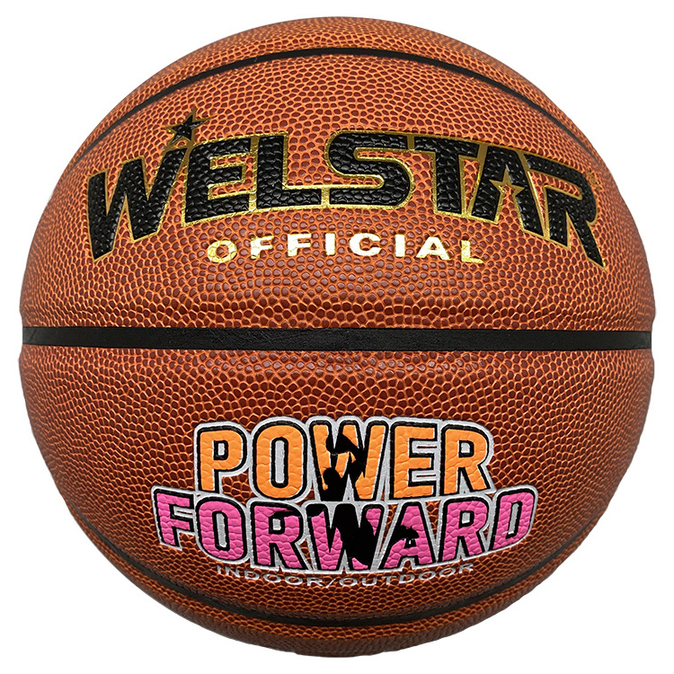 Wholesale basketball customized indoor basketball training PU laminated basketball