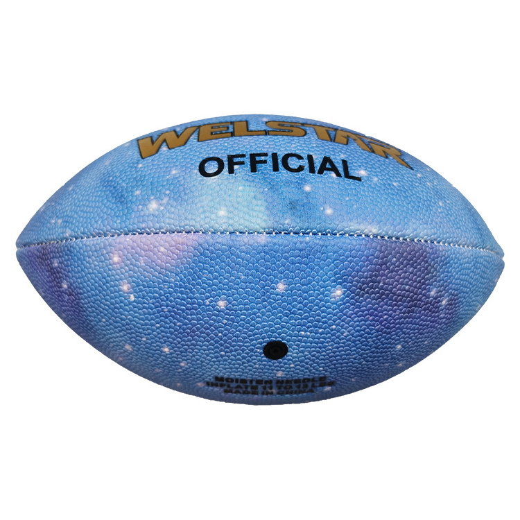 Wholesale Custom Colorful Printing PU Composite Leather American Football Ball