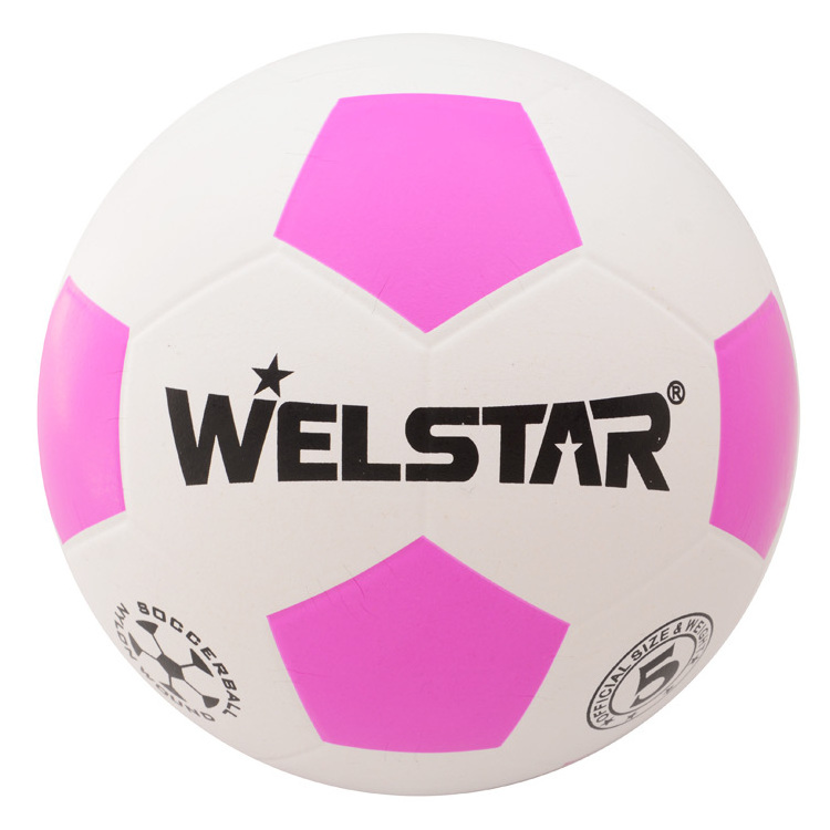 Good Hand Feeling Rubber Football Customized logo Soccer Ball for Promotion Outdoor Sports