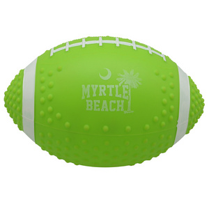 8.5'' Advertising Customized American Football PVC Vinyl Inflating beach ball with logo printing