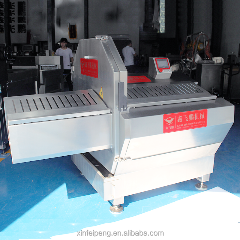 Commercial  360mm Frozen Meat Slicer Pork Belly Portion Slicer Industrial Bacon Chop Meat Cubes Cutter