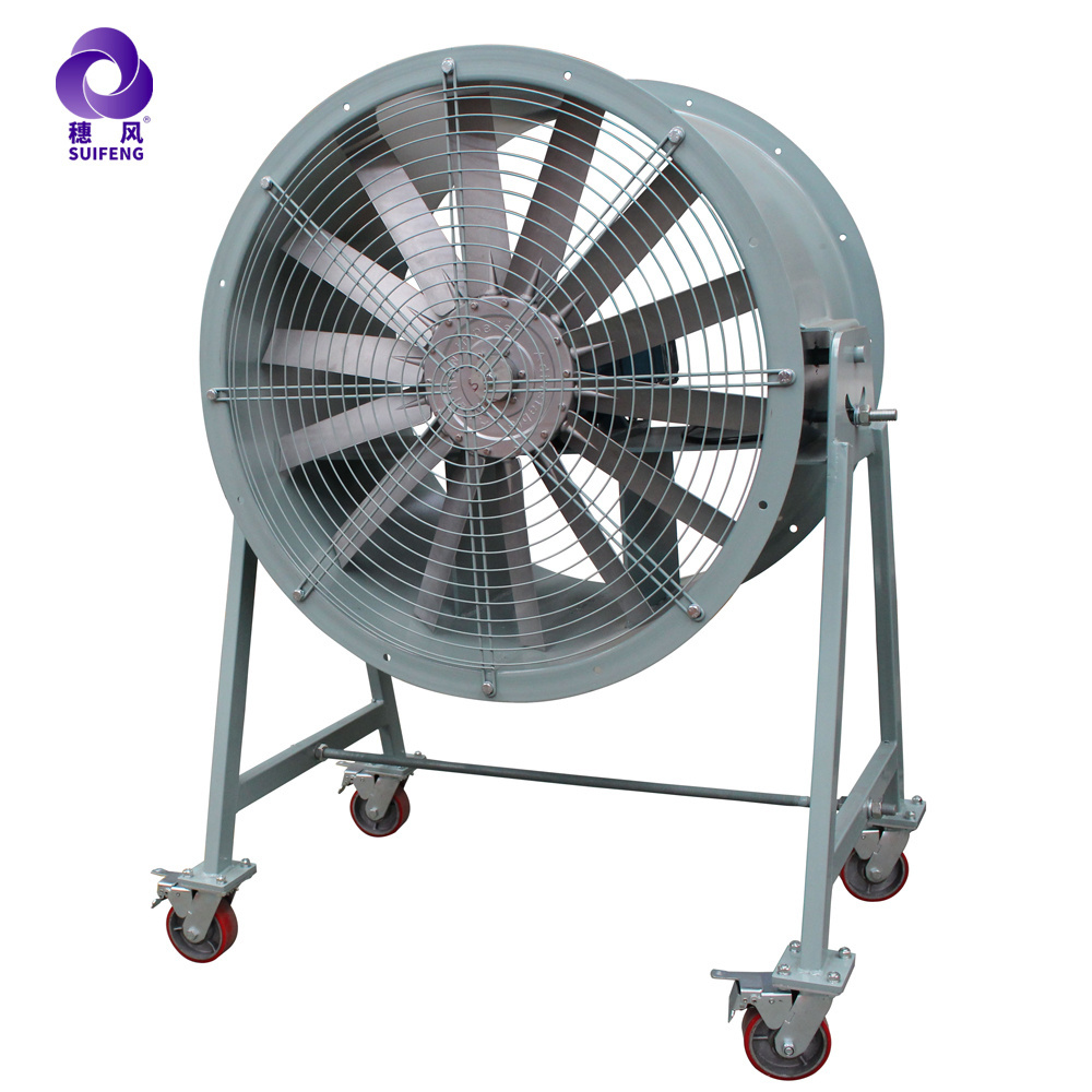 Metal industrial ventilation fans push pull extraction drop hammer extractor poultry farm greenhouse axial flow exhaust fan