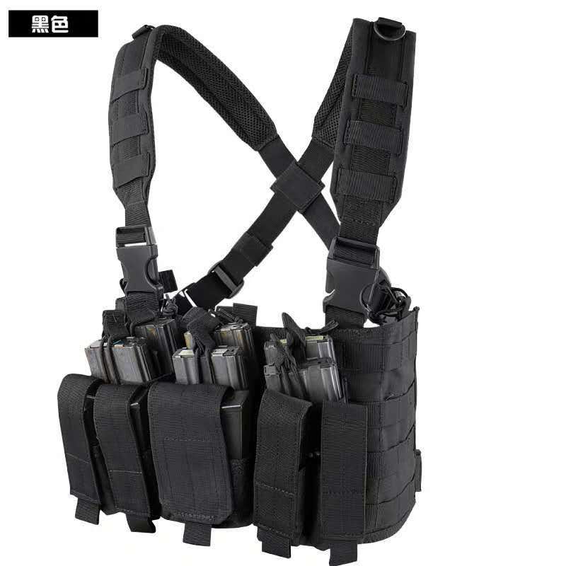 Adjustable Combat Multi Magazine Pocket Customized Made Molle Urban Combat Chest Rig Safety Vest