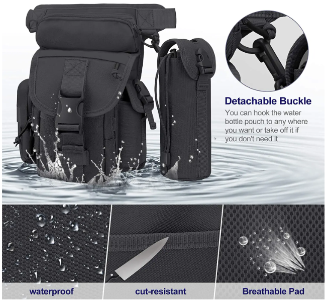 Fashion Belt Bag Waist Bag Phone Pocket Drop Leg Fanny Pack Leg Pouch Waterproof Waist Thing Hip Bag