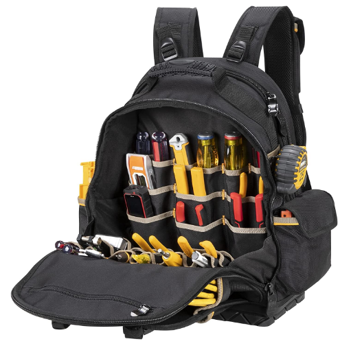 Canvas Heavy Duty Large Capacity Electrician Electrical Technician Portable Plumbing Tool Bag Backpack Tools Pack Sets