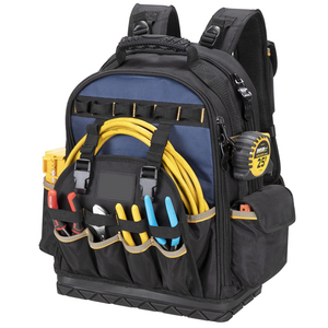 Canvas Heavy Duty Large Capacity Electrician Electrical Technician Portable Plumbing Tool Bag Backpack Tools Pack Sets