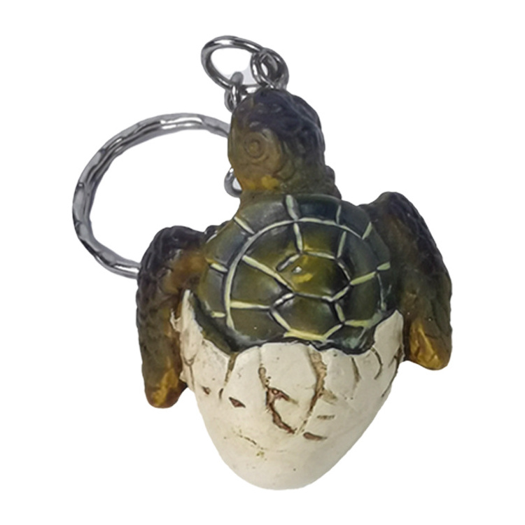 Resin Baby Turtle Keychain Tourist Keyring Souvenir Tourism Promotion Gift